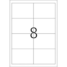 Herma Ετικέτες λευκές 96,5x67,7