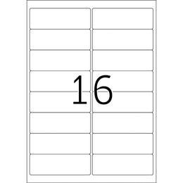 Herma Ετικέτες λευκές 99,1x33,8