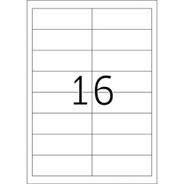 Herma Ετικέτες λευκές 96,5x33,8