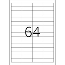 Herma Ετικέτες λευκές 48,3x16,9