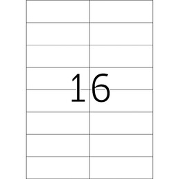 Herma Ετικέτες λευκές 105x37