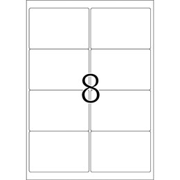 Herma Ετικέτες λευκές 99,1x67,7