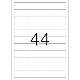 Herma Ετικέτες λευκές 48,3x25,4