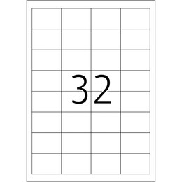 Herma Ετικέτες λευκές 48,3x33,8