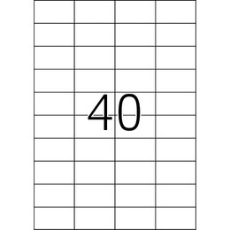 Herma Ετικέτες λευκές 52,5x29,7