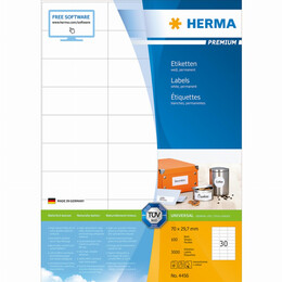 Herma Ετικέτες λευκές 70x29,7