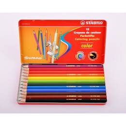 Ξυλομπογιές Stabilo "Color Metal" 12 τμχ 1812