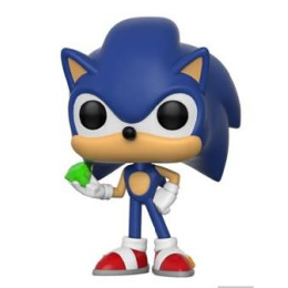 Funko Pop! Games: Sonic the Hedgehog - Sonic With Emerald #284 Vinyl Figure