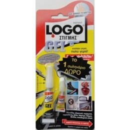 Κόλλα Logo Στιγμής Gel 2gr+1gr δώρο