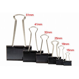 Πιάστρες Μεταλλικές Μαύρες 32 mm - 12 τμχ