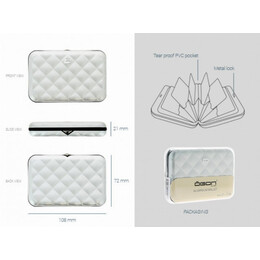 Ogon Πορτοφόλι & Θήκη Καρτών / Quilted Button Κόκκινο