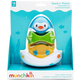 Παιχνίδι Μπάνιου Δακτύλιοι Σε Σχήμα Ζώων Που Επιπλέουν Munchkin Stack N' Match 18m+ 51706