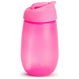 Κύπελλο με καλαμάκι Simple Clean Straw Cup Munchkin 296ml Ροζ 12m+ 90019