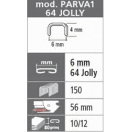 Συρραπτικό Roma Parva 64 - 12φ Μπλε