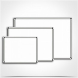 Πίνακας Μαρκαδόρου Λευκός με (Μεταλλικό) Αλουμινίου Πλαίσιο 100 x 150 Μαγνητικός