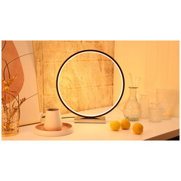 Allocacoc Heng Round Table Lamp Διακοσμητικό Φωτιστικό 35cm Μαύρο DH1246/RDTB35