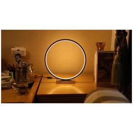 Allocacoc Heng Round Table Lamp Διακοσμητικό Φωτιστικό 35cm Μαύρο DH1246/RDTB35