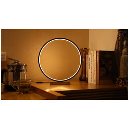 Allocacoc Heng Round Table Lamp Διακοσμητικό Φωτιστικό 35cm Μαύρο DH1246/RDTB35