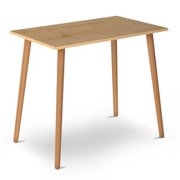 Τραπέζι Fiona Megapap από Μελαμίνη Χρώμα oak 90x55x75εκ.