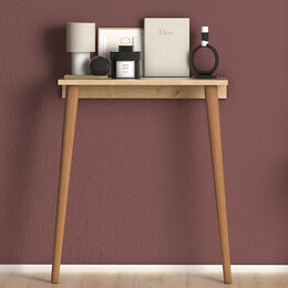 Κονσόλα Επιτοίχια Fiona Megapap από Μελαμίνη Χρώμα oak 60x22x73εκ.