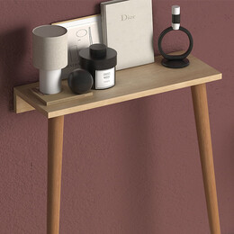 Κονσόλα Επιτοίχια Fiona Megapap από Μελαμίνη Χρώμα oak 60x22x73εκ.