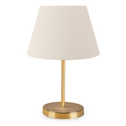 Φωτιστικό Επιτραπέζιο Rosenthal Megapap Ύφασμα Pvc/χρώμιο Χρώμα Κρεμ/χρυσό 22x17x37εκ.