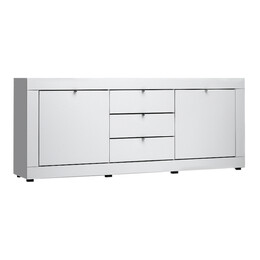 Μπουφές Μελαμίνης Ocean Megapap Χρώμα Λευκό 210x45x86εκ.