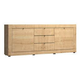 Μπουφές Μελαμίνης Ocean Megapap Χρώμα Sonoma 210x45x86εκ.