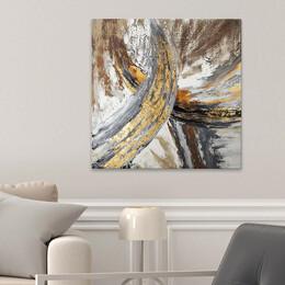 Πίνακας σε Καμβά "routes" Megapap Ψηφιακής Εκτύπωσης 100x100x3εκ.