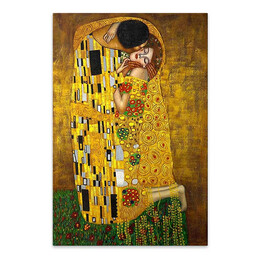 Πίνακας σε Καμβά "the Kiss" Megapap Ψηφιακής Εκτύπωσης 40x60x3εκ.
