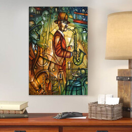 Πίνακας σε Καμβά "street Artists" Megapap Ψηφιακής Εκτύπωσης 50x75x3εκ.