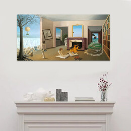 Πίνακας σε Καμβά "entre les Trous de la Memoire" Megapap Ψηφιακής Εκτύπωσης 80x40x3εκ.