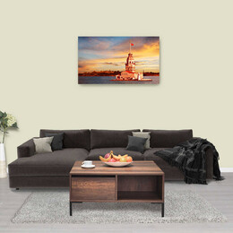 Τραπεζάκι Σαλονιού Slide Megapap από Μελαμίνη Χρώμα Καρυδί 90x90x42εκ.