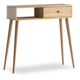 Κονσόλα Μελαμίνης Napoli Megapap Χρώμα oak 90x29x88εκ.