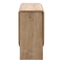 Τραπέζι Μελαμίνης Winslet Megapap Επεκτεινόμενο Χρώμα Sonoma 34(63+63)x80x76εκ.