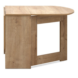 Τραπέζι Μελαμίνης Winslet Megapap Επεκτεινόμενο Χρώμα Sonoma 34(63+63)x80x76εκ.