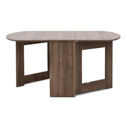 Τραπέζι Μελαμίνης Winslet Megapap Επεκτεινόμενο Χρώμα Καρυδί 34(63+63)x80x76εκ.