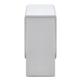 Τραπέζι Μελαμίνης Winslet Megapap Επεκτεινόμενο Χρώμα Λευκό 34(63+63)x80x76εκ.