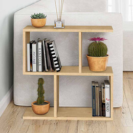 Βοηθητικό Τραπεζάκι Homemania Megapap από Μελαμίνη Χρώμα Φυσικό Οξιάς 60x20x60εκ.