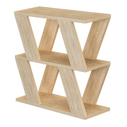 Τραπεζάκι Βοηθητικό Lazena Megapap Μελαμίνης Χρώμα Φυσικό Οξιάς 60x22x57εκ.