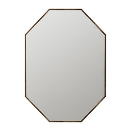 Καθρέπτης Τοίχου Ursula Μegapap από Μελαμίνη Χρώμα Καρυδί 45x2x70εκ.