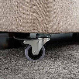 Γωνιακός Καναπές - Κρεβάτι Manama Megapap Δεξιά Γωνία Υφασμάτινος Χρώμα Κρεμ 280x206x85εκ.