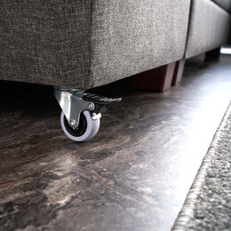 Γωνιακός Καναπές - Κρεβάτι Manama Megapap Δεξιά Γωνία Υφασμάτινος Χρώμα Ανθρακί 280x206x85εκ.