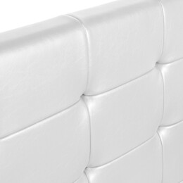 Κρεβάτι iro Megapap από Τεχνόδερμα με Αποθηκευτικό Χώρο Χρώμα Λευκό 160x200εκ.