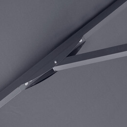 Ομπρέλα Επαγγελματική Juno Megapap Τηλεσκοπική Αλουμινίου Χρώμα Ανθρακί 4x4m.