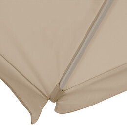 Ομπρέλα Κήπου Zola Megapap Αλουμινίου Χρώμα Εκρού 2x3m.