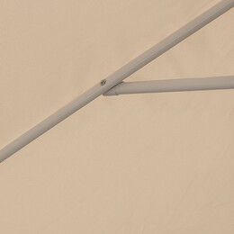 Ομπρέλα Κήπου Capri Megapap Αλουμινίου Χρώμα Εκρού Ø3m.