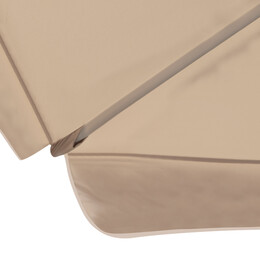 Ομπρέλα Κήπου Capri Megapap Αλουμινίου Χρώμα Εκρού Ø3m.