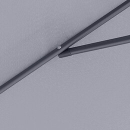 Ομπρέλα Κήπου Capri Megapap Αλουμινίου Χρώμα Ανθρακί Ø3m.