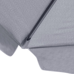 Ομπρέλα Κήπου Capri Megapap Αλουμινίου Χρώμα Ανθρακί Ø3m.